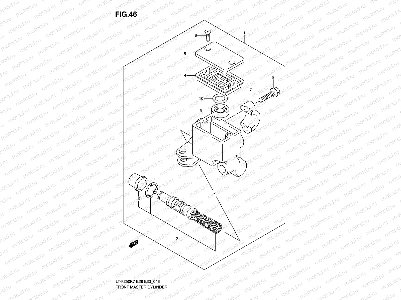 FRONT MASTER CYLINDER