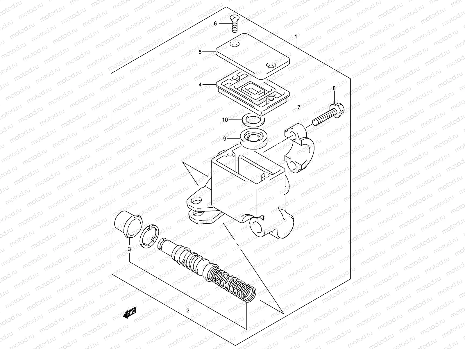 FRONT MASTER CYLINDER