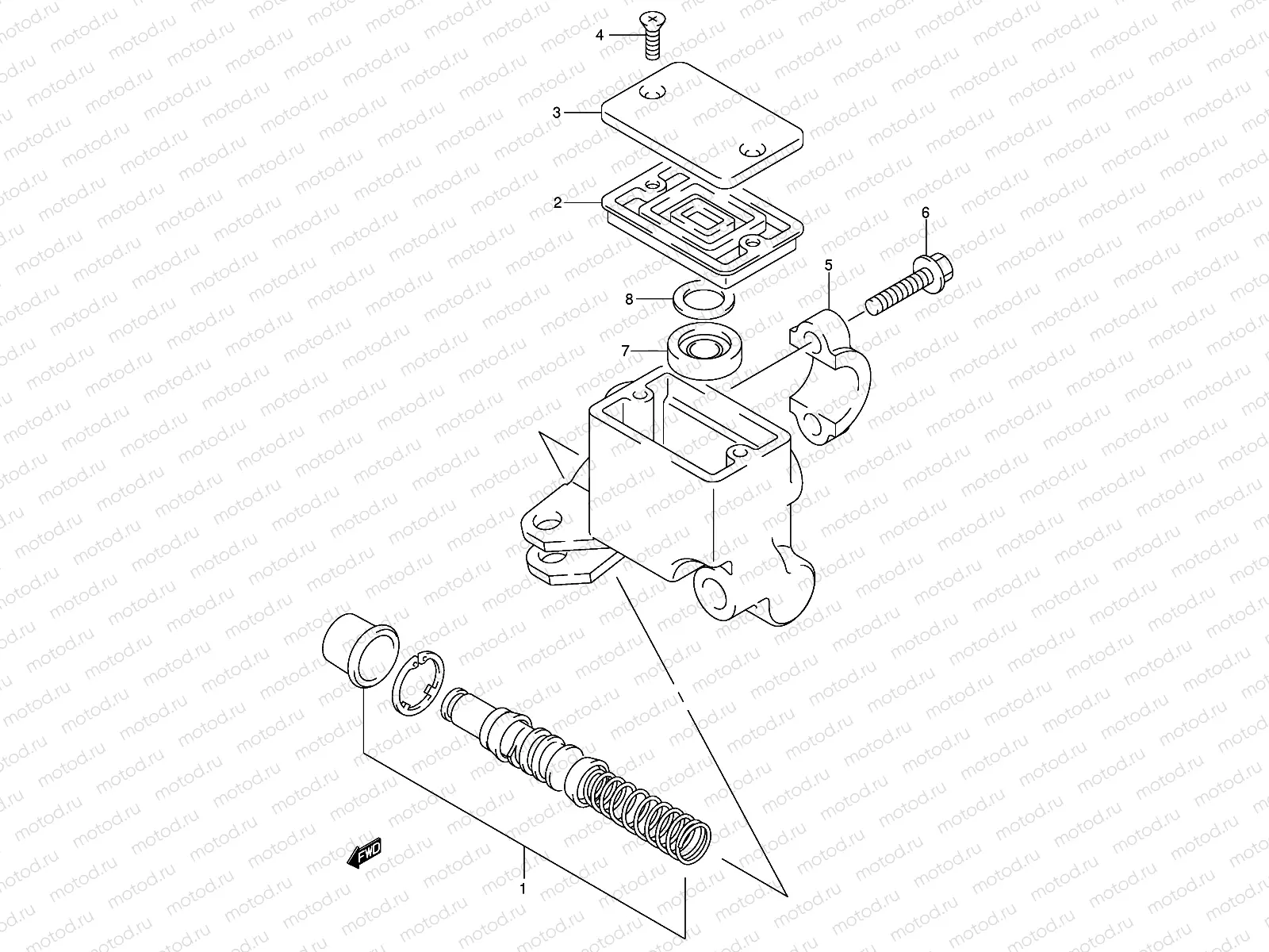 FRONT MASTER CYLINDER