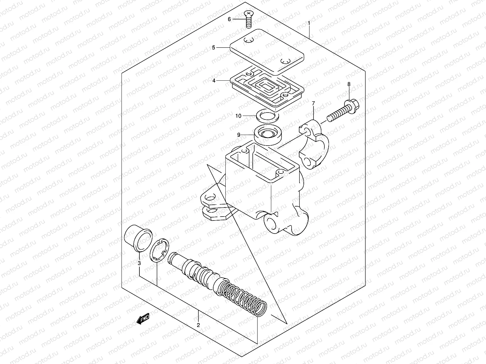 FRONT MASTER CYLINDER