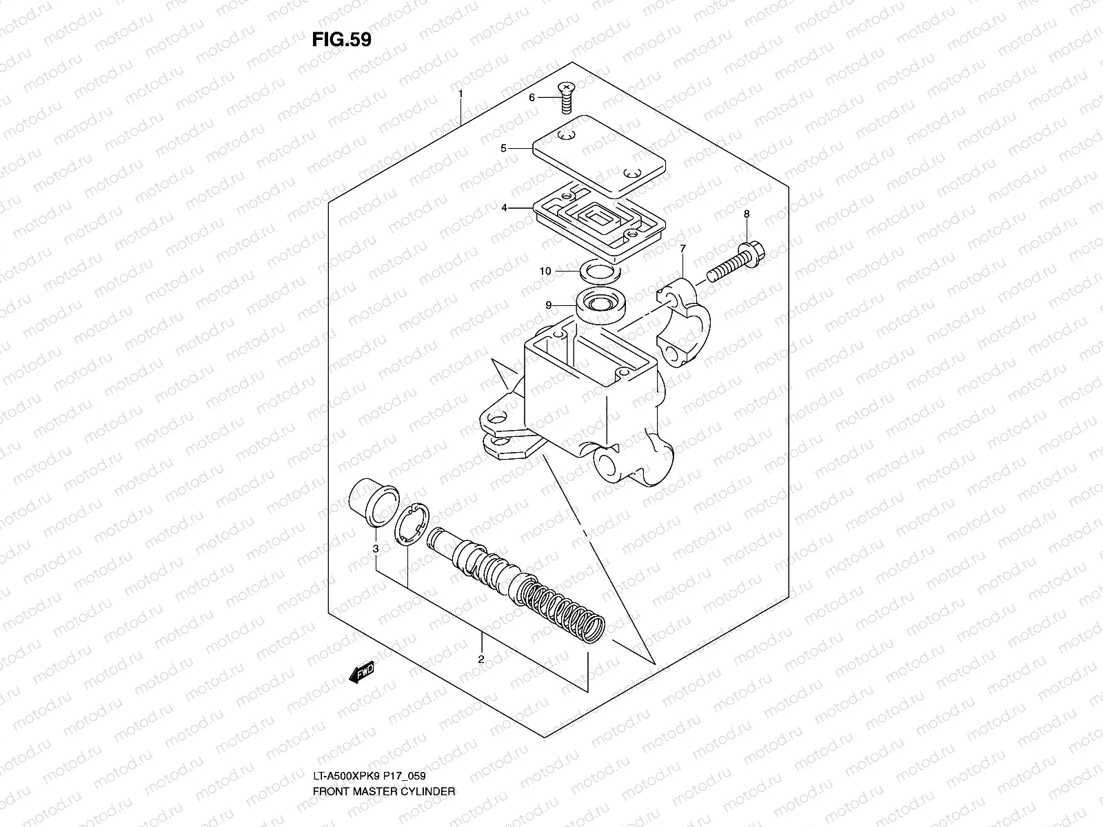 FRONT MASTER CYLINDER