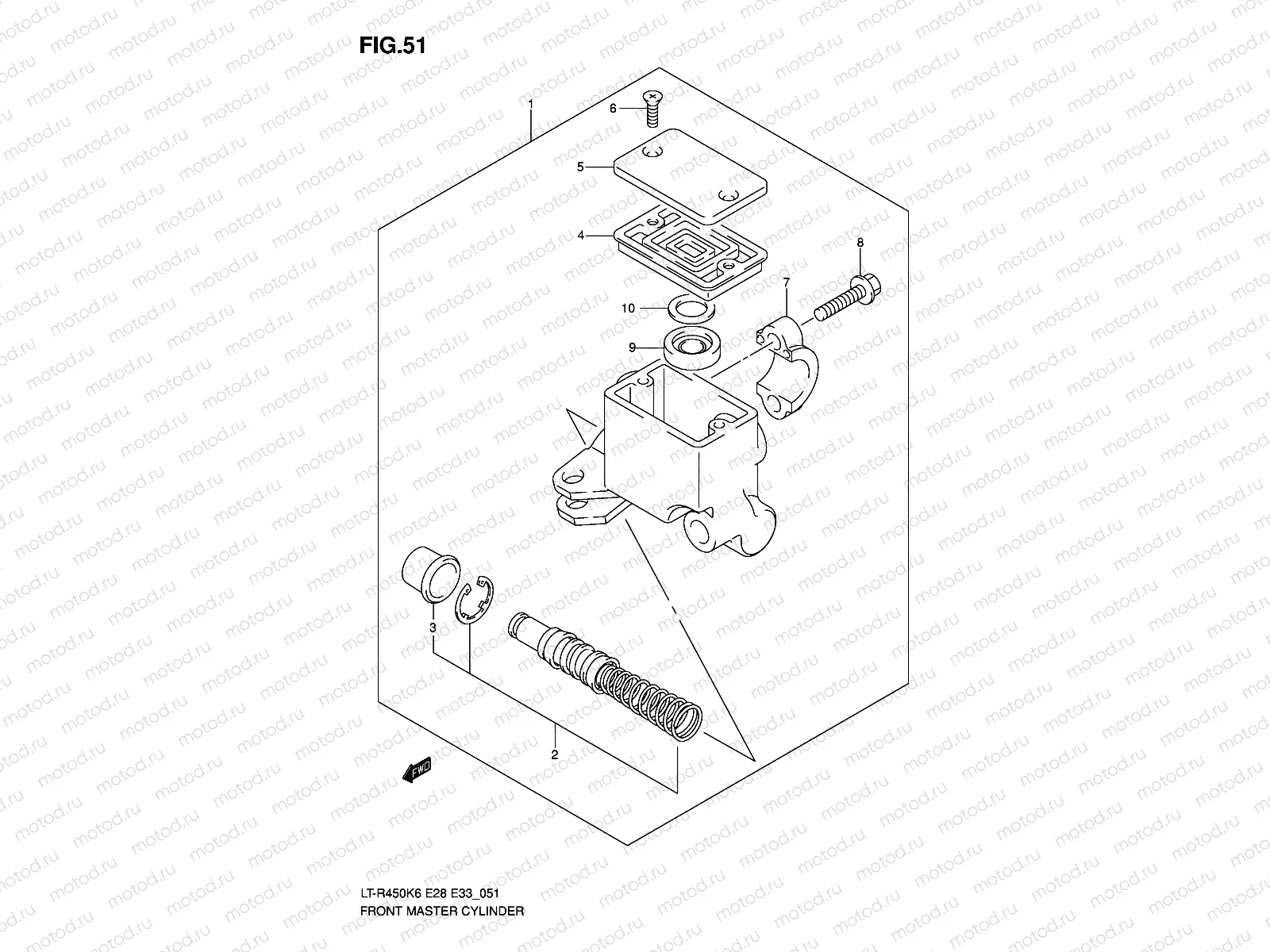 FRONT MASTER CYLINDER