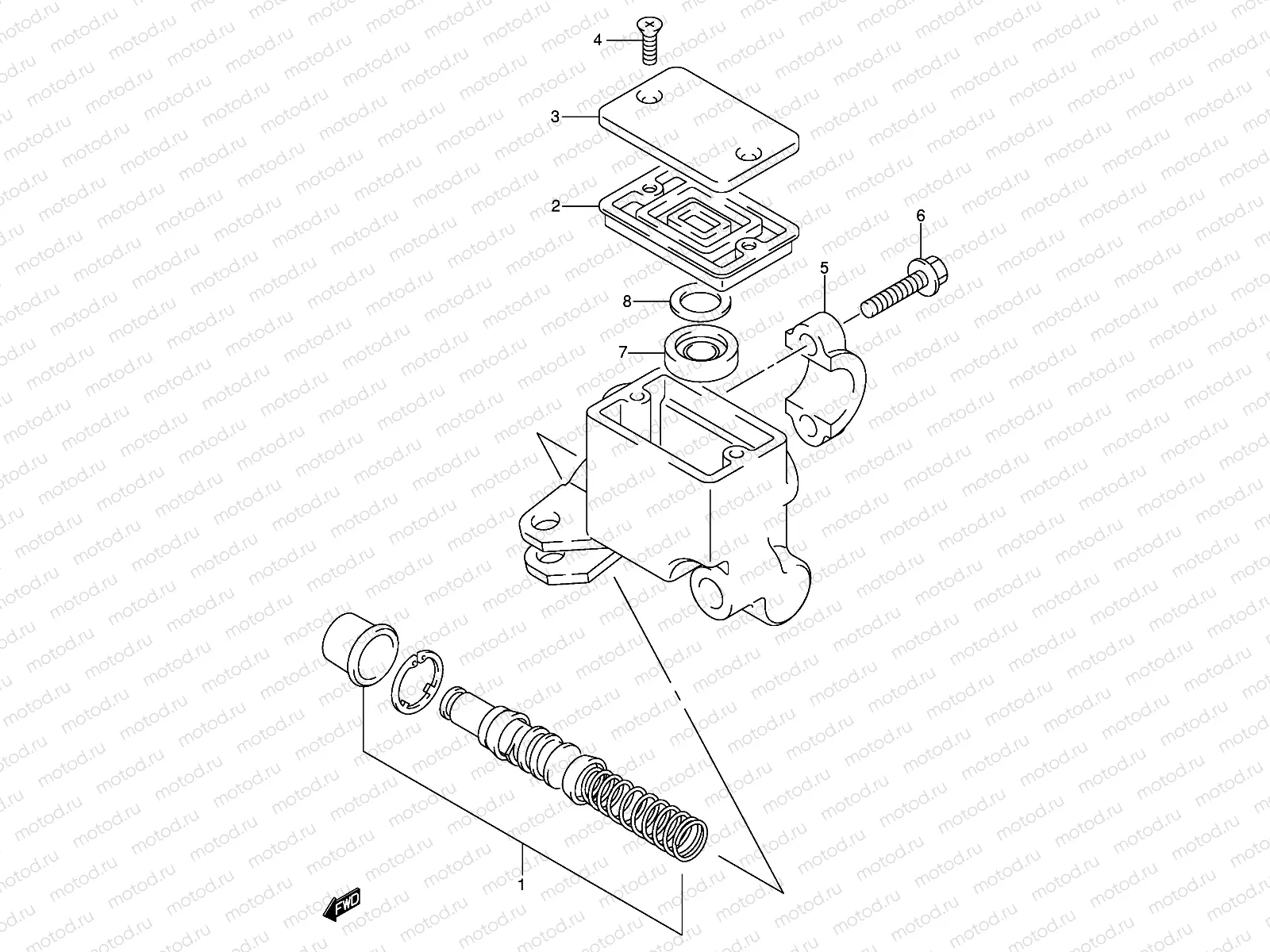 FRONT MASTER CYLINDER