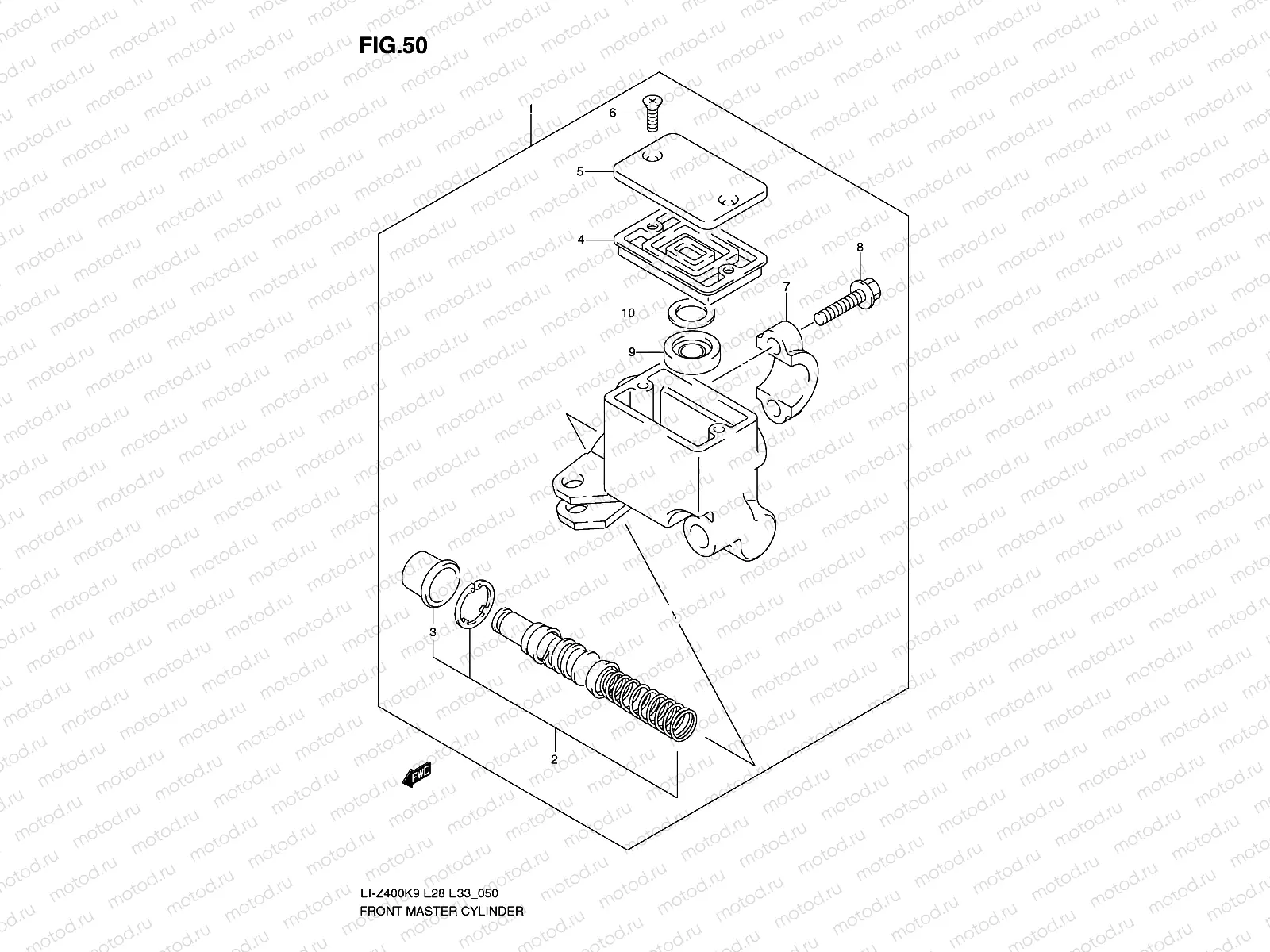 FRONT MASTER CYLINDER