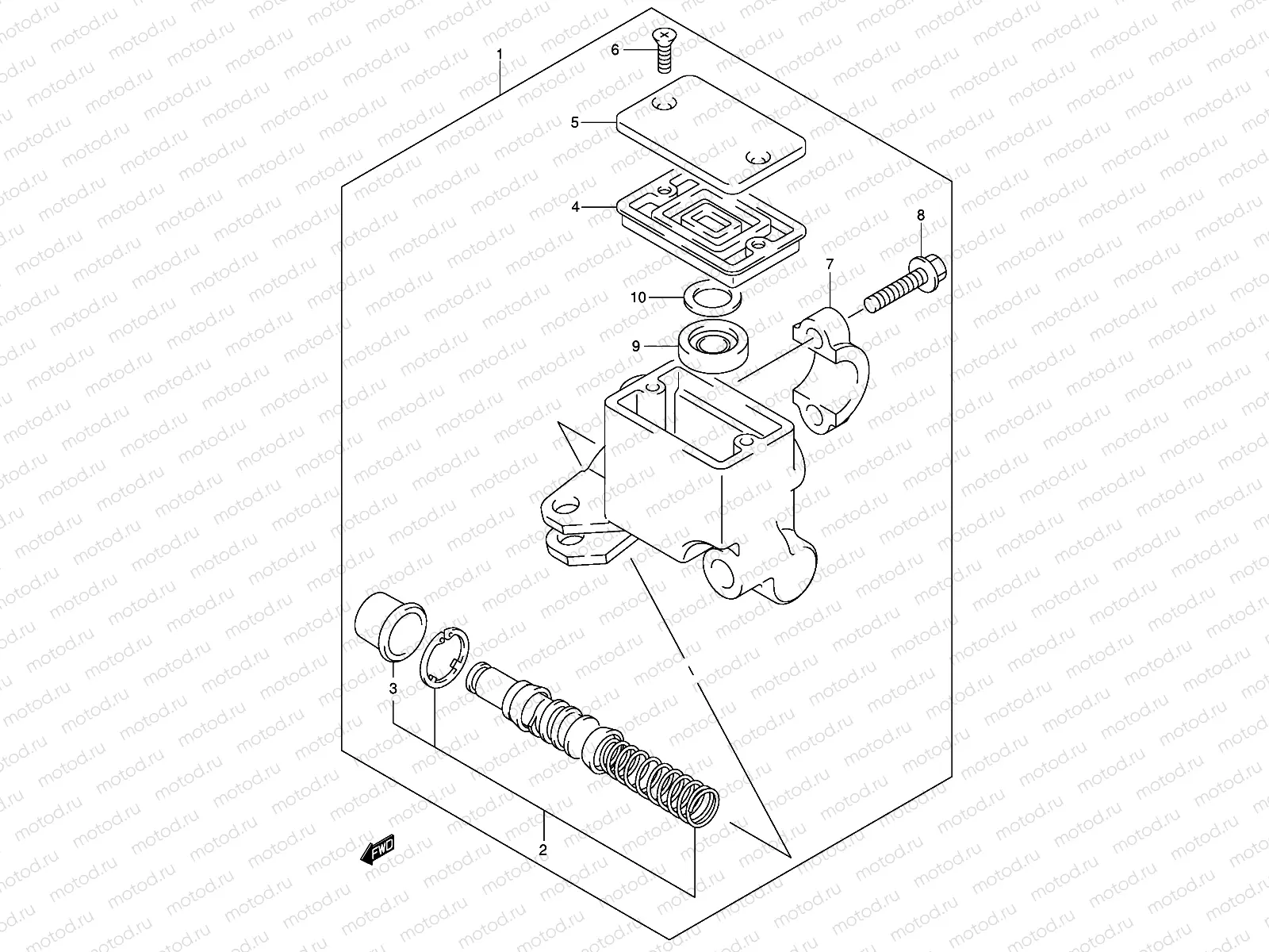 FRONT MASTER CYLINDER