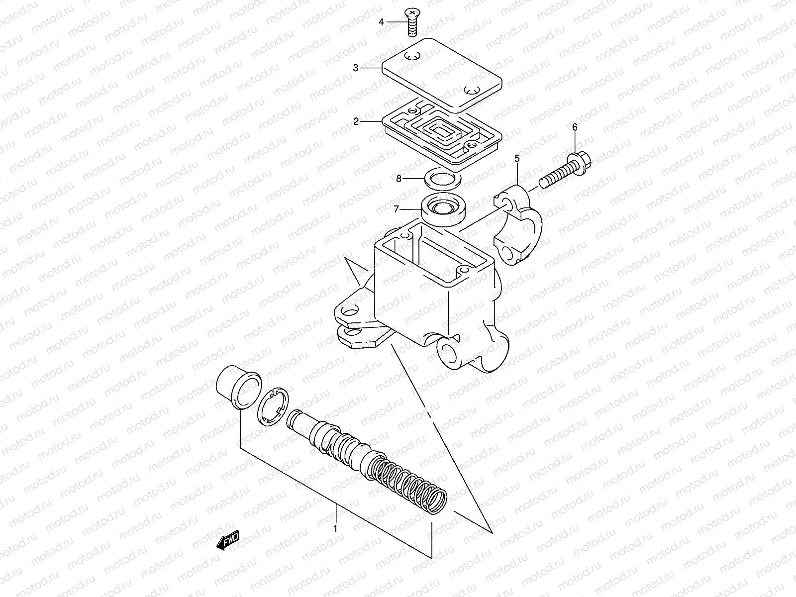 FRONT MASTER CYLINDER