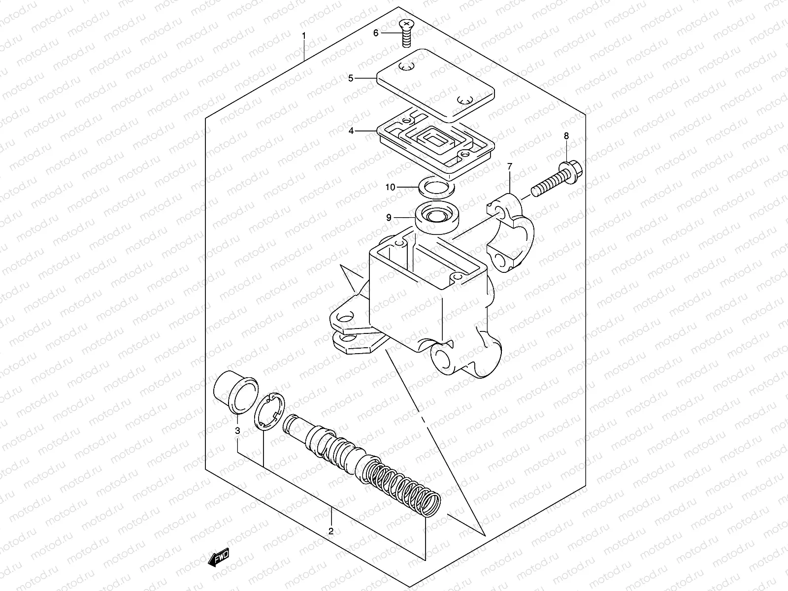 FRONT MASTER CYLINDER