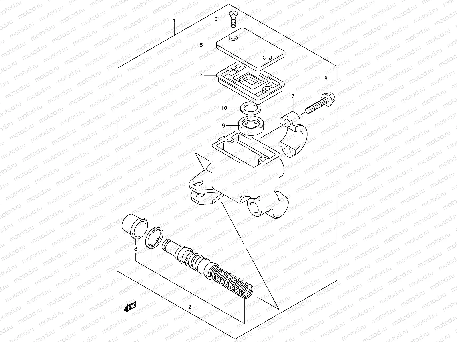 FRONT MASTER CYLINDER