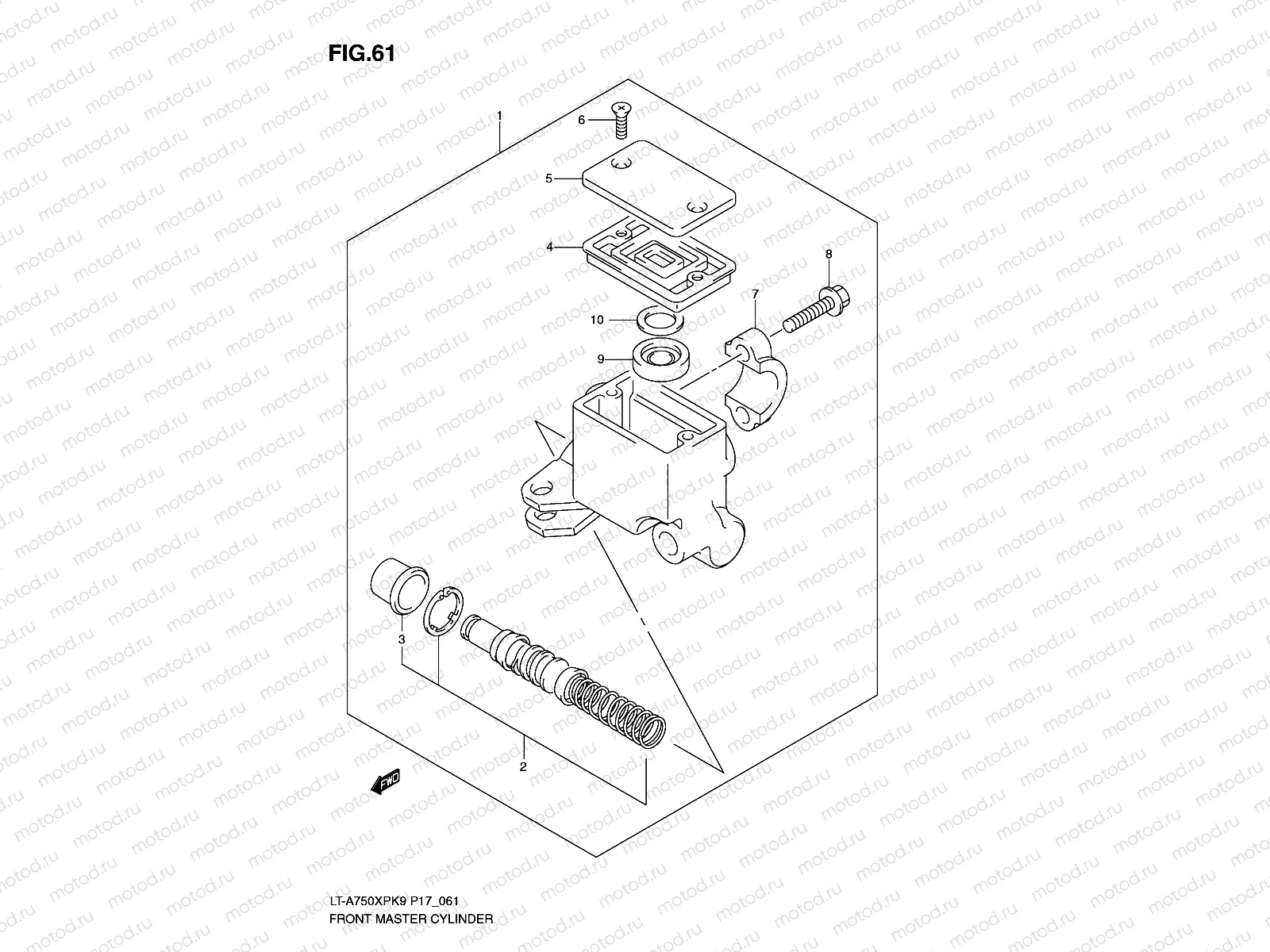 FRONT MASTER CYLINDER