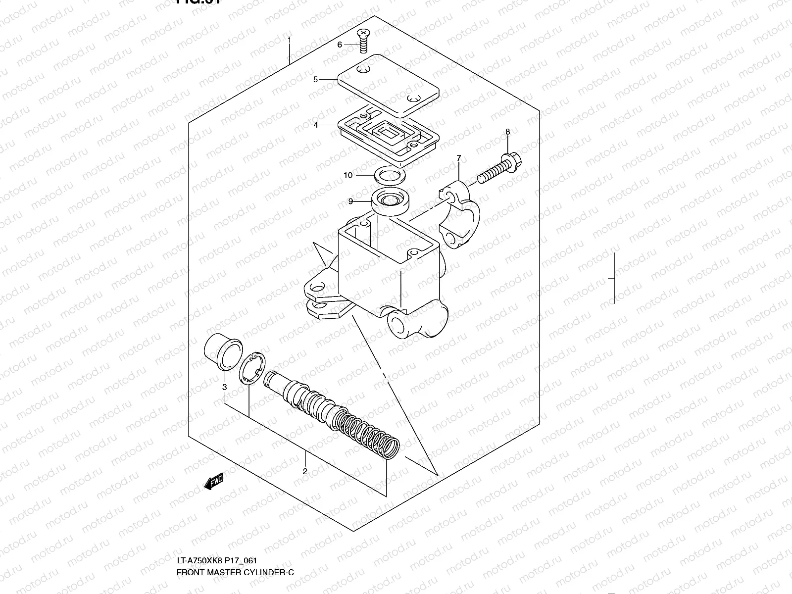 FRONT MASTER CYLINDER