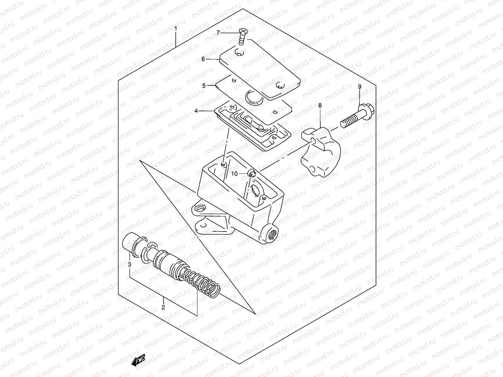 FRONT MASTER CYLINDER