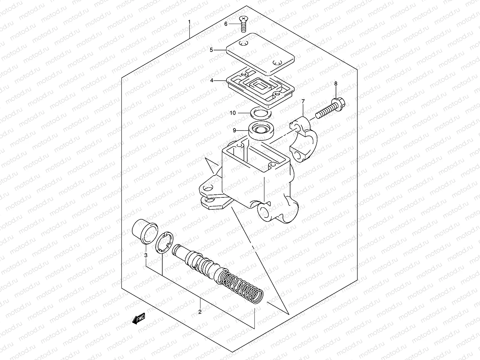 FRONT MASTER CYLINDER