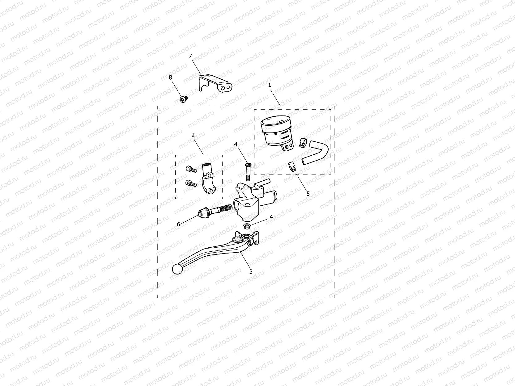 Front Master Cylinder 914973