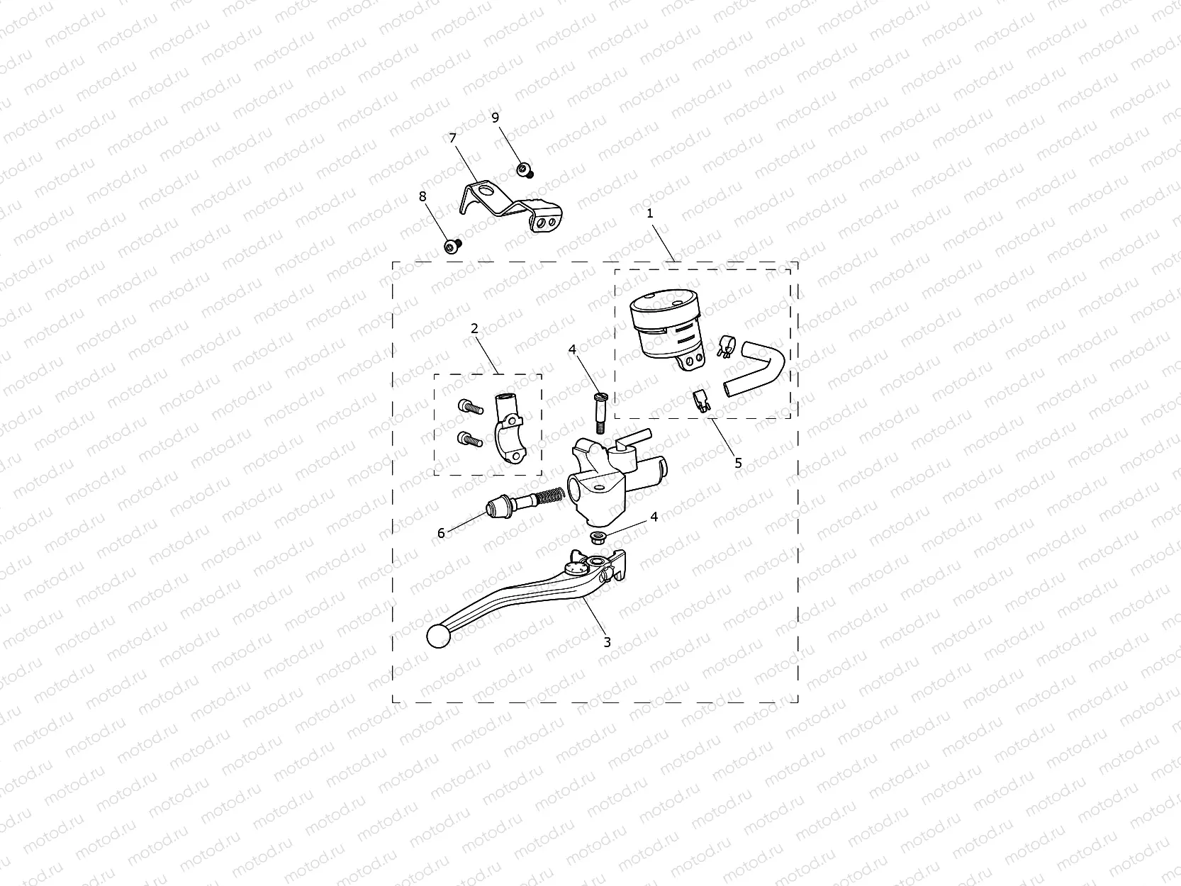 Front Master Cylinder Assy