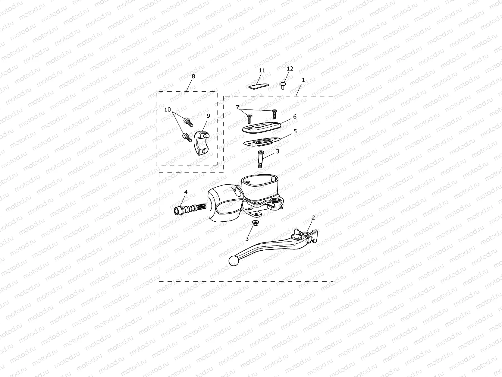 Front Master Cylinder Assy