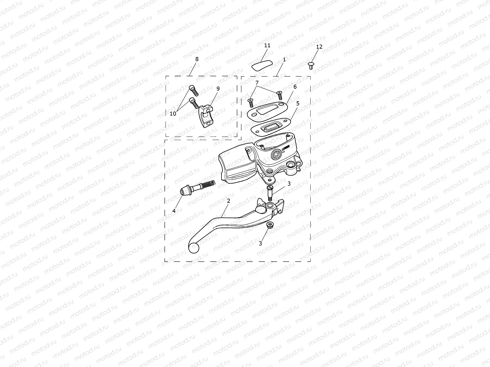 Front Master Cylinder Assy