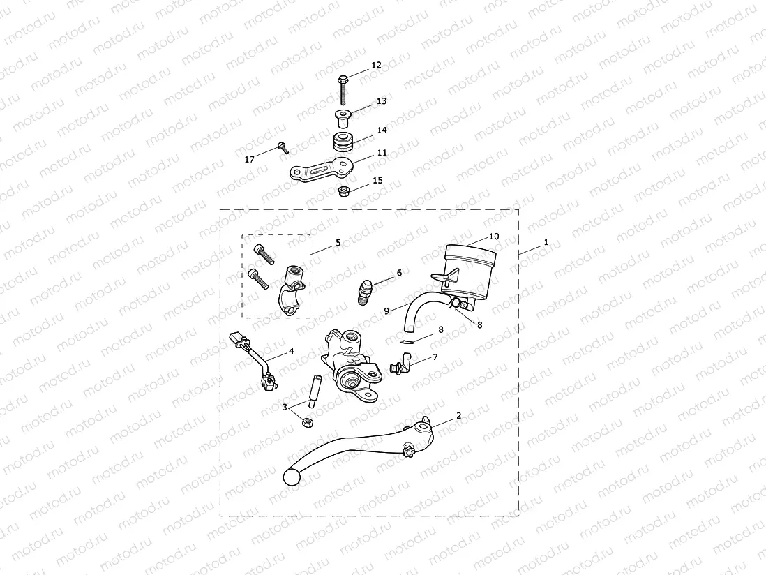 Front Master Cylinder Assy