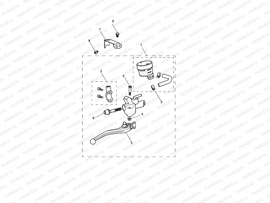 Front Master Cylinder Assy 914448