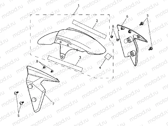 Front Mudguard