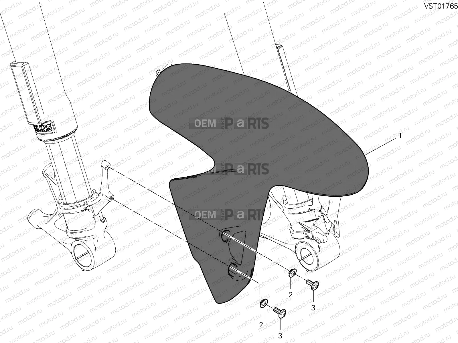 FRONT MUDGUARD [MOD:PANV4 S]