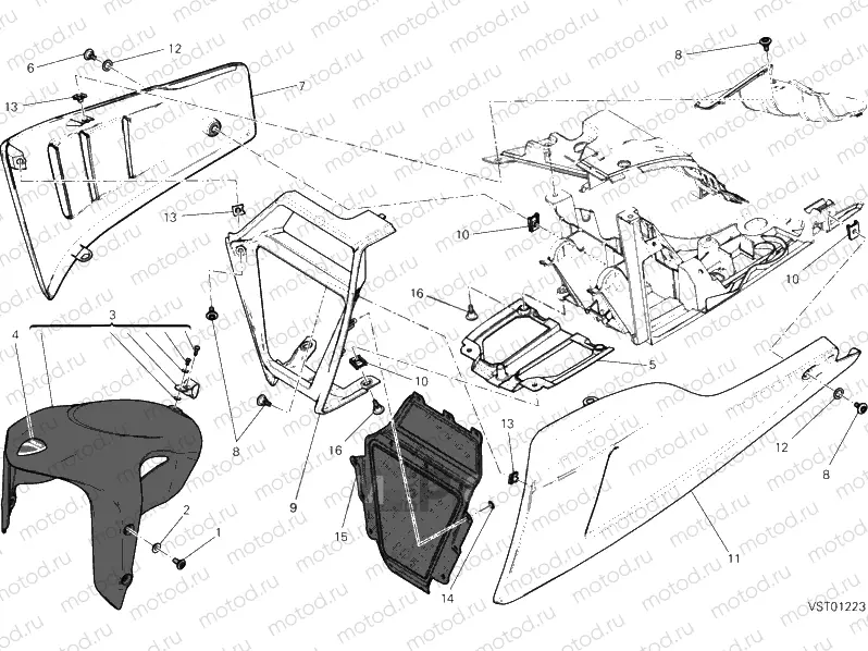 FRONT MUDGUARD » PLASTICS