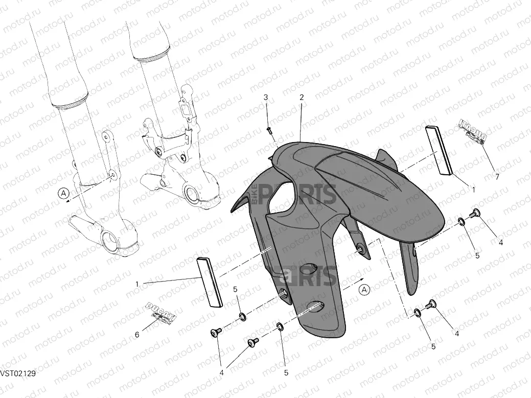 Front Mudguard RED Model