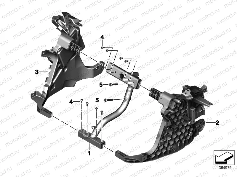 Front panel carrier