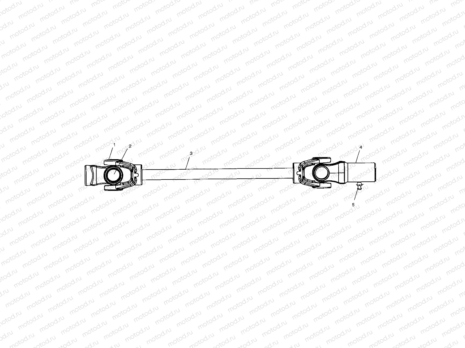 FRONT PROP SHAFT - A01CD50FB (4964196419B003) | FRONT PROP SHAFT - A01CD50FB (4964196419B003)