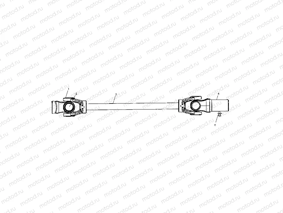FRONT PROP SHAFT - A02CD50AB/FB (4970197019B06) | FRONT PROP SHAFT - A02CD50AB/FB (4970197019B06)