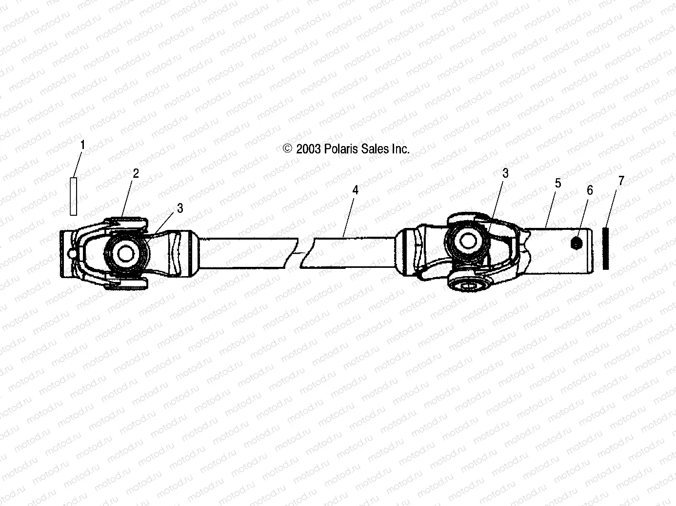 FRONT PROP SHAFT - A04CH68AP/AQ/AU/CU (4987468746B04) | FRONT PROP SHAFT - A04CH68AP/AQ/AU/CU (4987468746B04)
