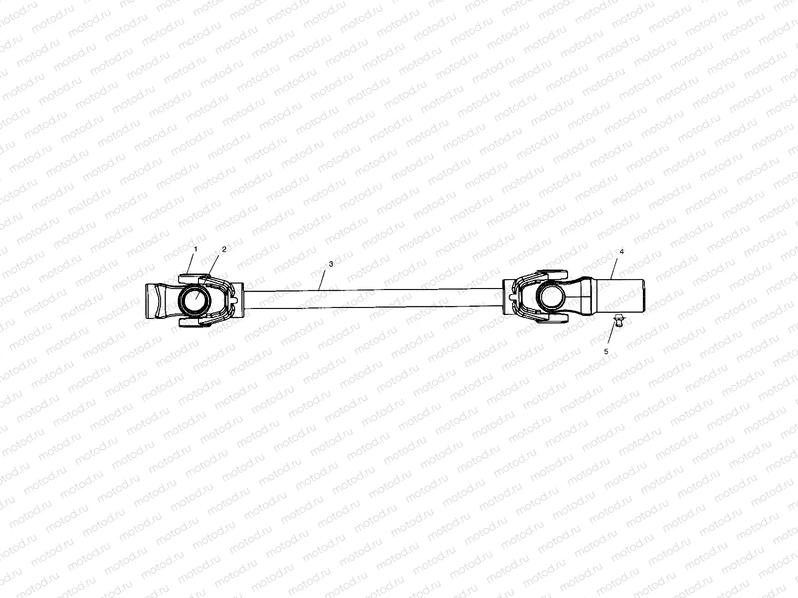 FRONT PROP SHAFT - C02CD50AC (4972407240B05) | FRONT PROP SHAFT - C02CD50AC (4972407240B05)