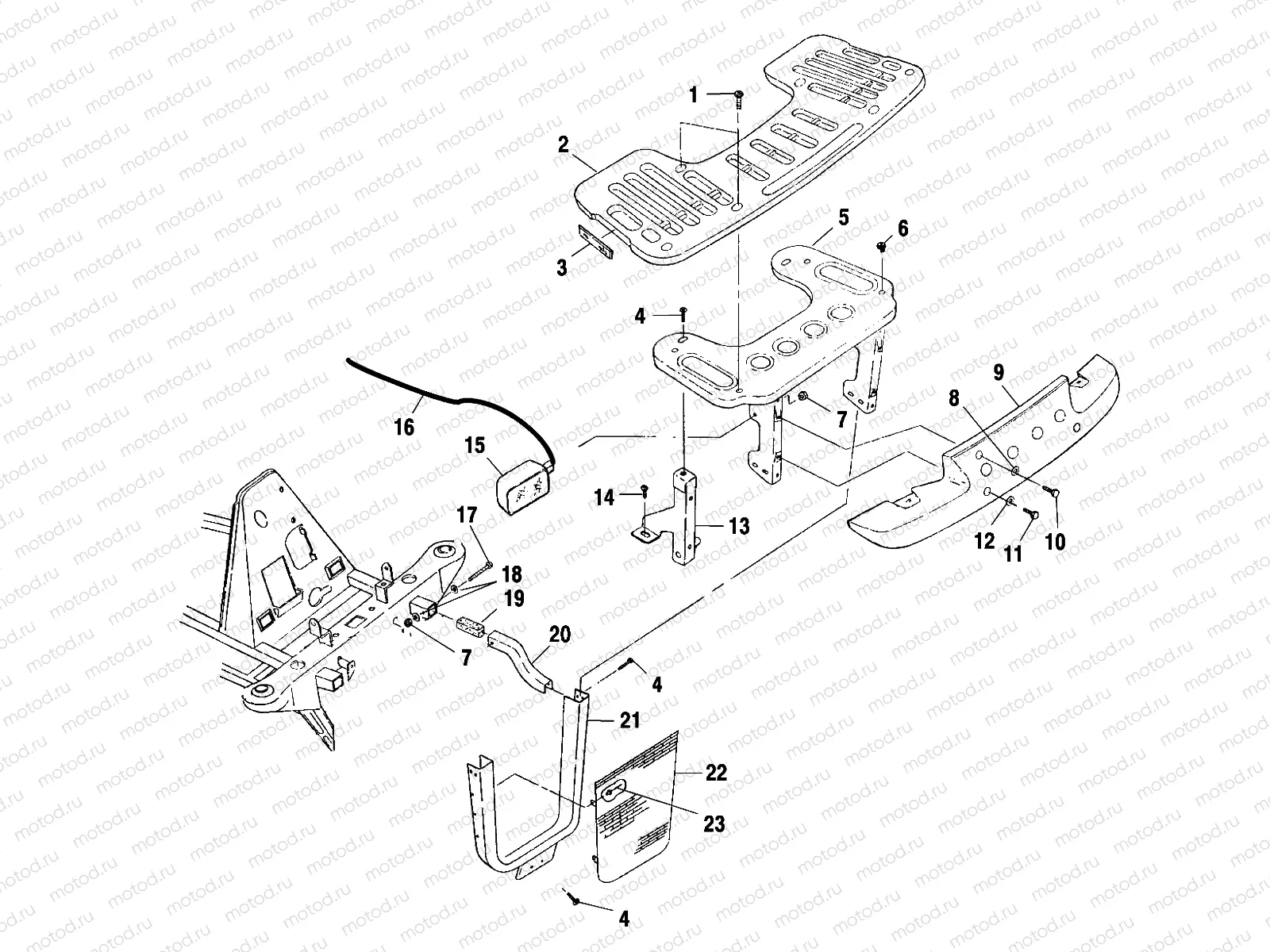 FRONT RACK and BUMPER MOUNTING - A00CH33AA (4957715771A009) | FRONT RACK and BUMPER MOUNTING - A00CH33AA (4957715771A009)
