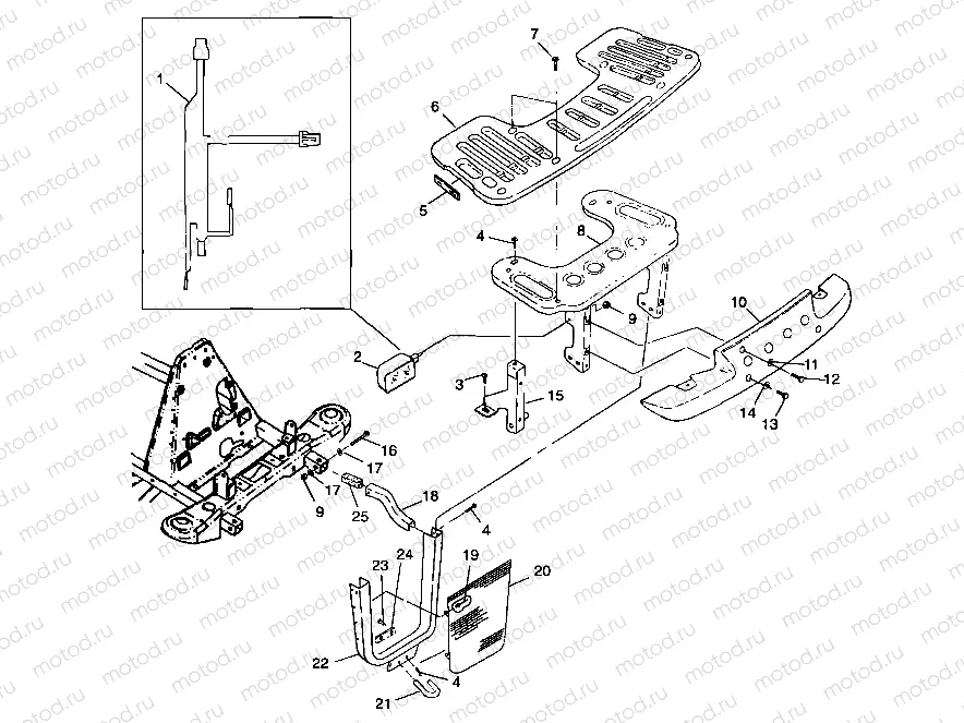 FRONT RACK and BUMPER MOUNTING - A99CC28CA (4949484948a010) | FRONT RACK and BUMPER MOUNTING - A99CC28CA (4949484948a010)