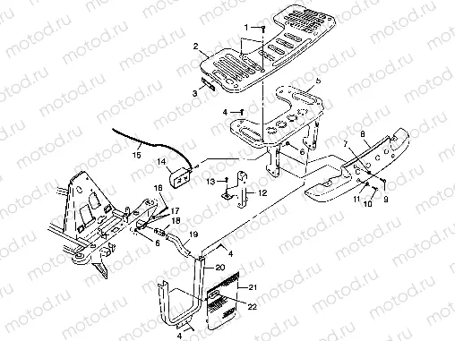 FRONT RACK and BUMPER MOUNTING - A99CH33CB (4945964596a009) | FRONT RACK and BUMPER MOUNTING - A99CH33CB (4945964596a009)