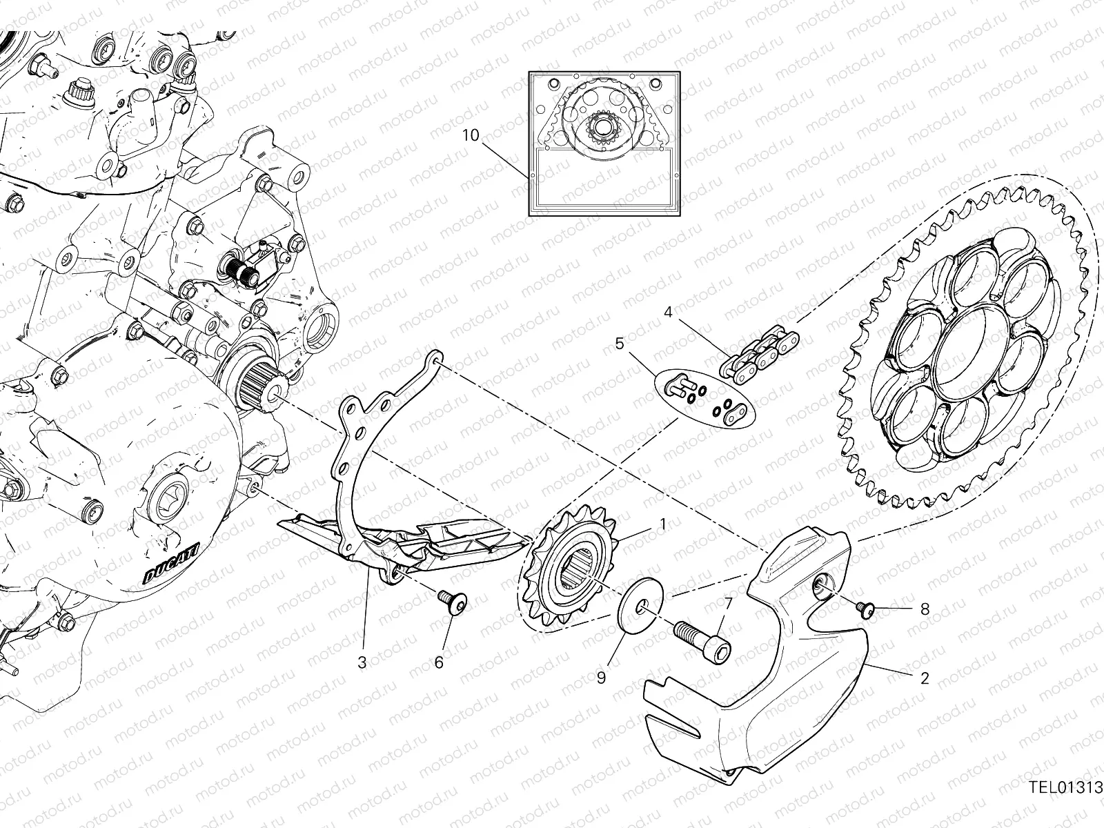 FRONT SPROCKET - CHAIN