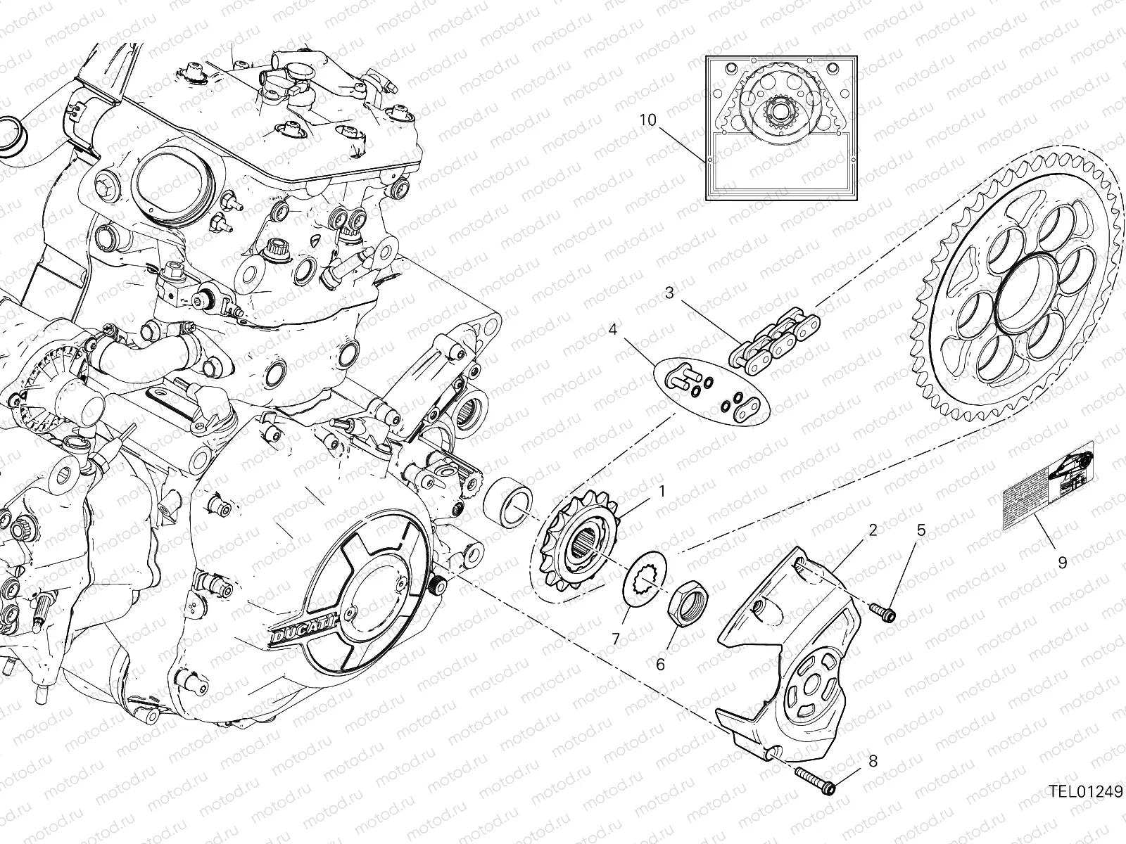 FRONT SPROCKET - CHAIN