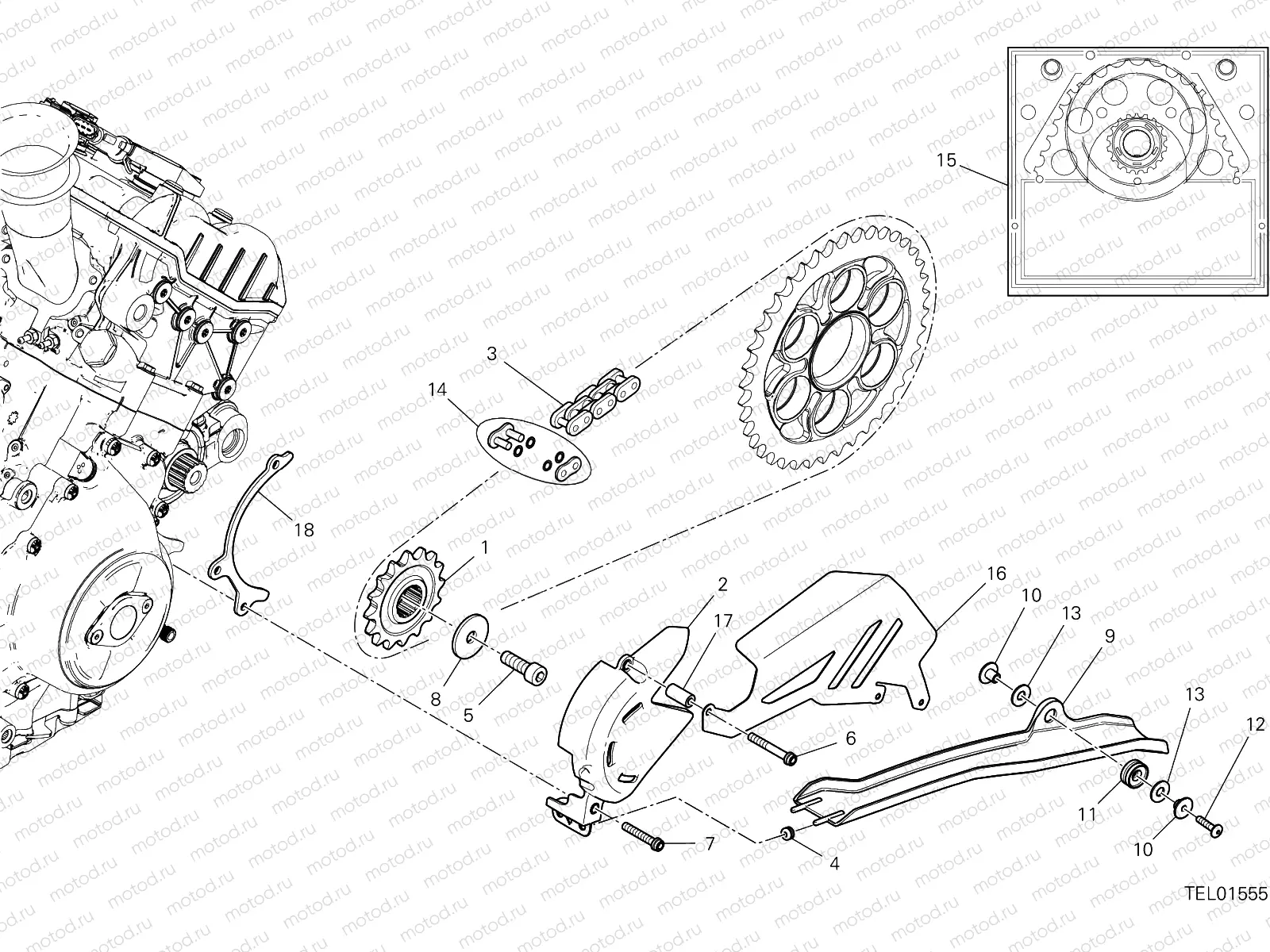 FRONT SPROCKET - CHAIN [XST:AUS]