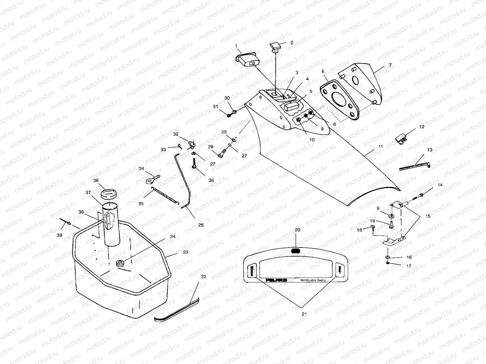 FRONT STORAGE COMPARTMENT - I994573 (4951395139a008) | FRONT STORAGE COMPARTMENT - I994573 (4951395139a008)