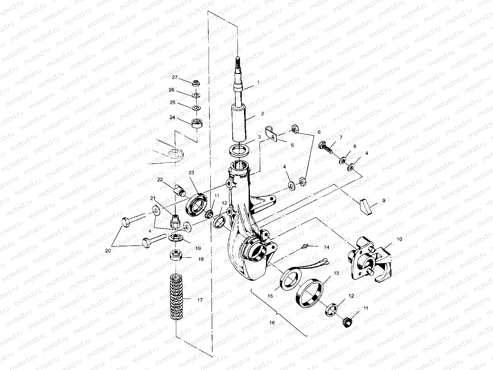 FRONT STRUT - A00CH46CA (4954785478B005) | FRONT STRUT - A00CH46CA (4954785478B005)