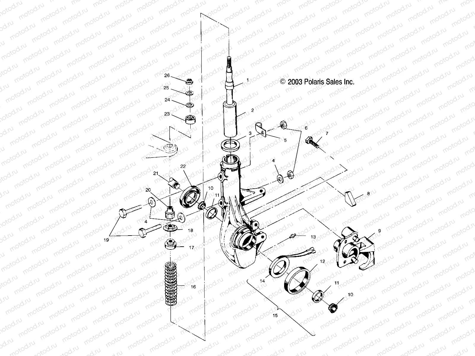 FRONT STRUT - A00CK42AA (4949304930B005) | FRONT STRUT - A00CK42AA (4949304930B005)