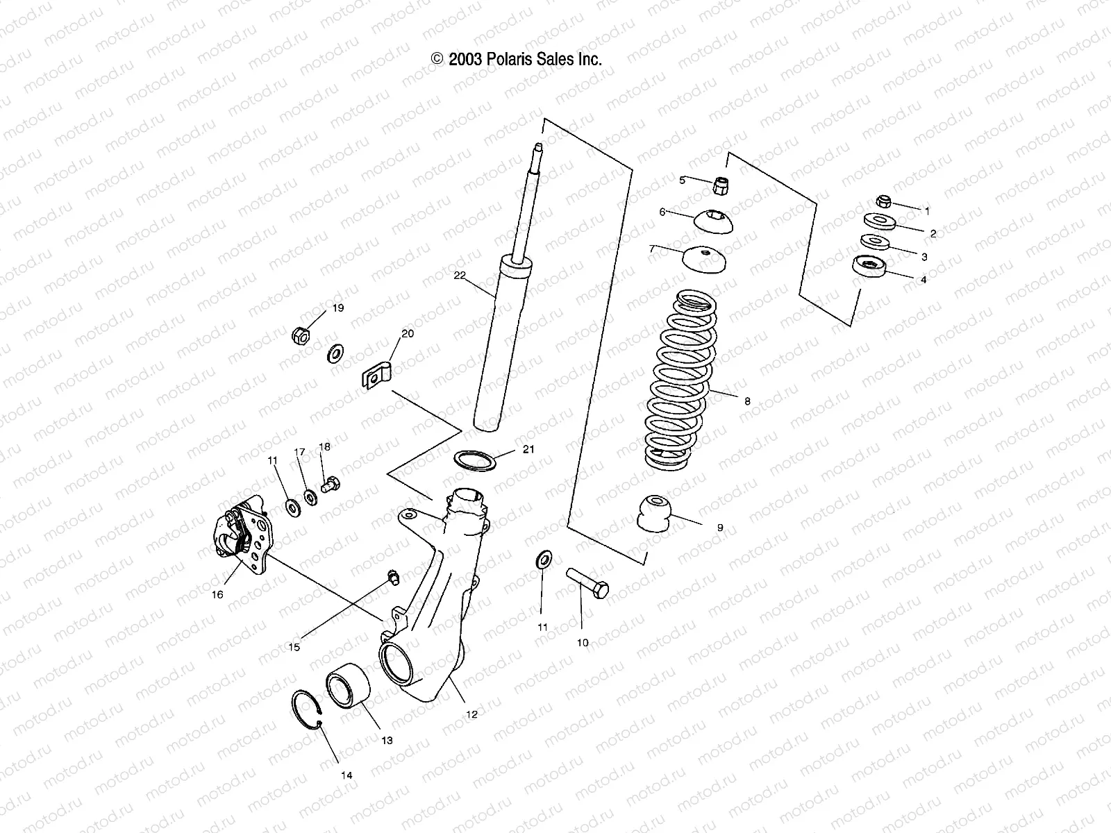 FRONT STRUT - A04JD32AA (4985938593B11) | FRONT STRUT - A04JD32AA (4985938593B11)