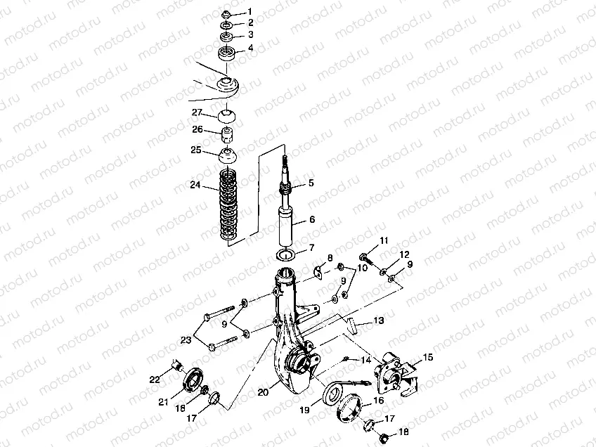 FRONT STRUT - A99AE50DA (4949204920b007) | FRONT STRUT - A99AE50DA (4949204920b007)
