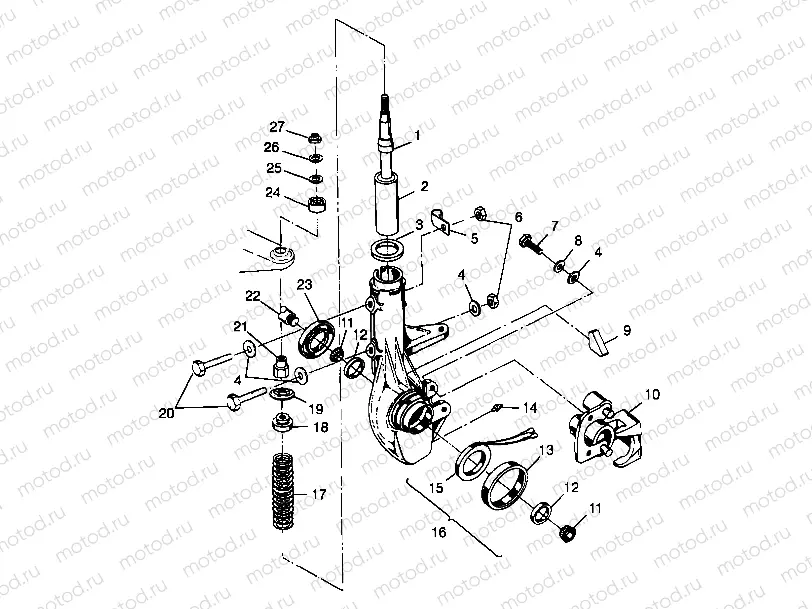 FRONT STRUT - A99CH45IA (4949154915B005) | FRONT STRUT - A99CH45IA (4949154915B005)