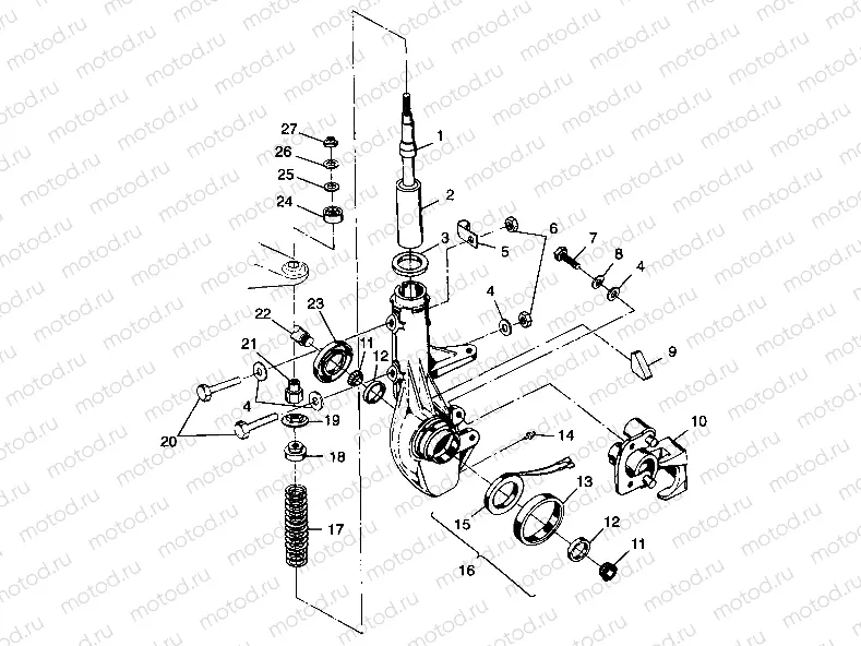 FRONT STRUT - A99CH50AC (4952455245b007) | FRONT STRUT - A99CH50AC (4952455245b007)