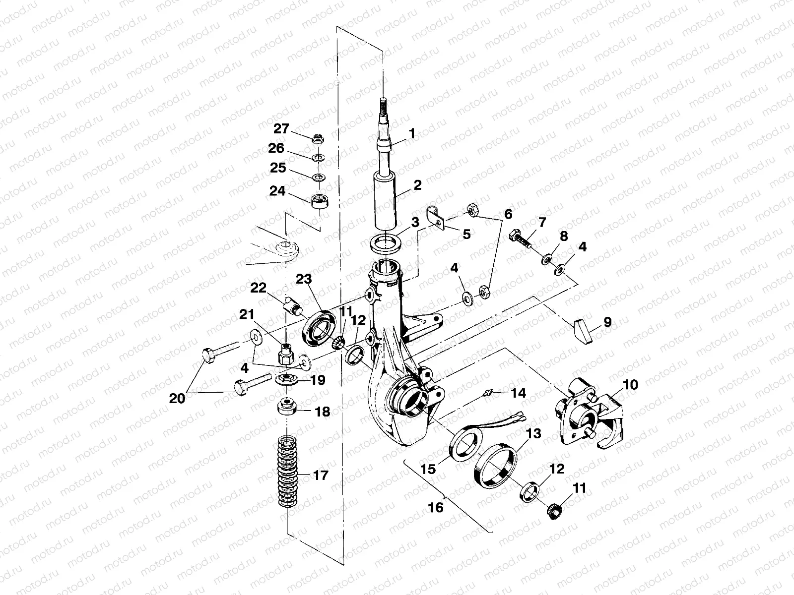 FRONT STRUT - A99CH50EB (4949114911b007) | FRONT STRUT - A99CH50EB (4949114911b007)