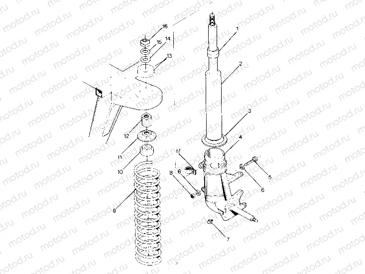 Front Strut Assembly (4915951595010A) | Front Strut Assembly (4915951595010A)