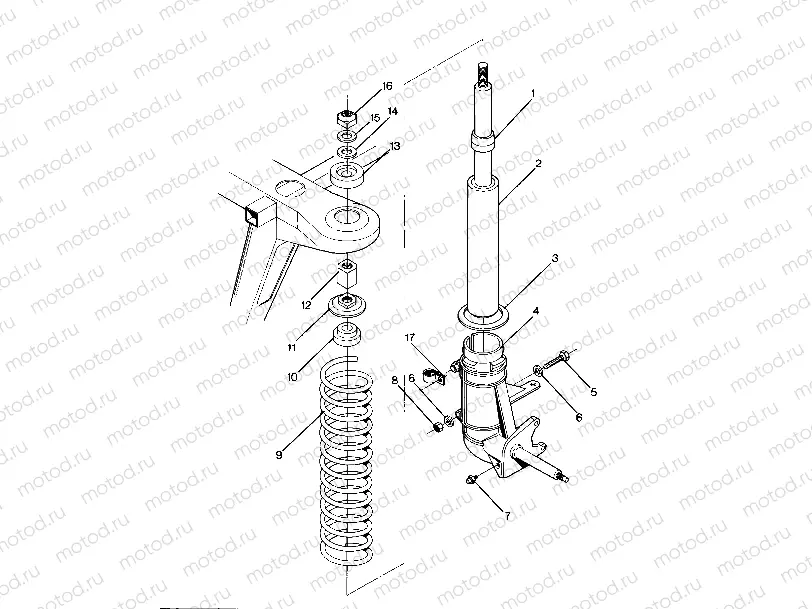 Front Strut Assembly (4916361636010A) | Front Strut Assembly (4916361636010A)