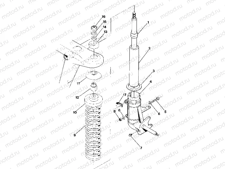 Front Strut Assembly (4917741774010A) | Front Strut Assembly (4917741774010A)