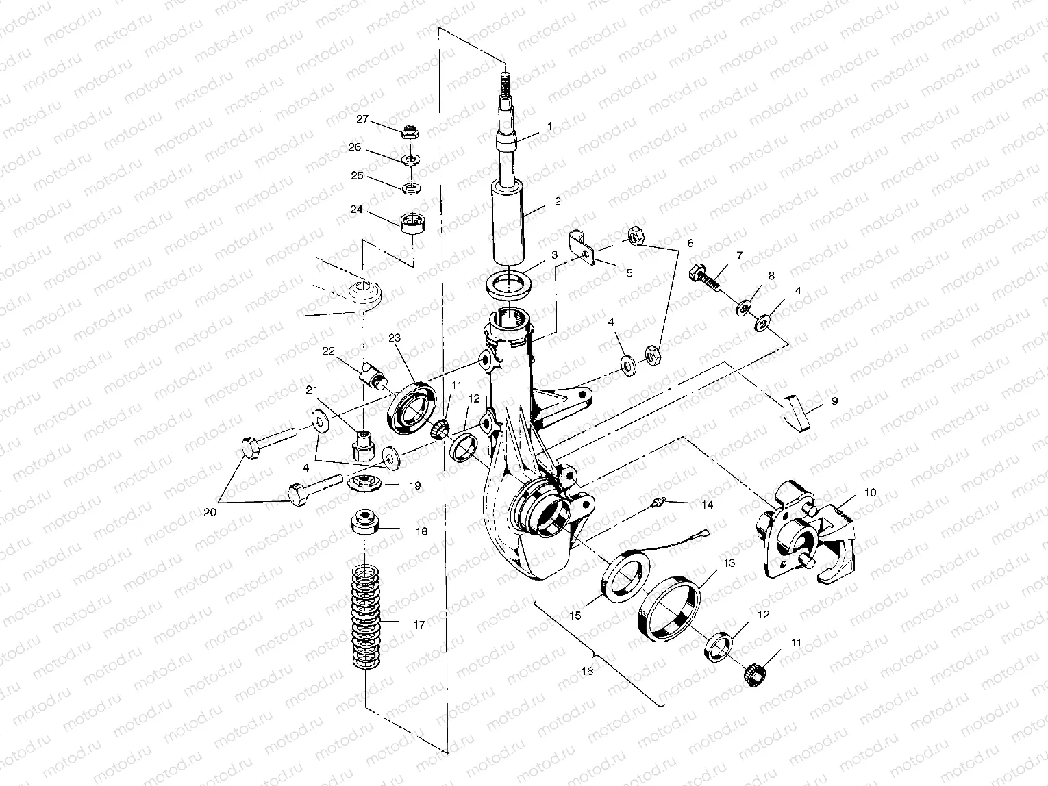 FRONT STRUT - C02CL50AB (4972367236B03) | FRONT STRUT - C02CL50AB (4972367236B03)