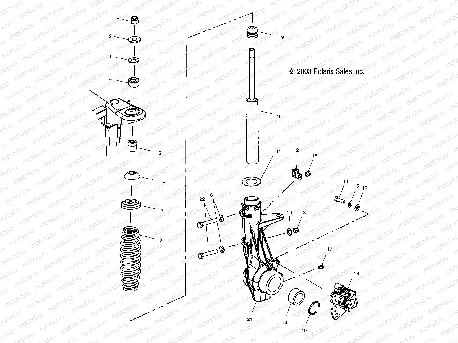 FRONT STRUT - C11RB63AA/AB (4985628562B03) | FRONT STRUT - C11RB63AA/AB (4985628562B03)